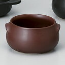 直火OK 鉄赤 12cm 耳付 ボウル12.8x12.3x7.2cm 450cc 日本製 耐熱陶器直火 オーブン レンジ 使用可スープ シチュー グラタン タパ...