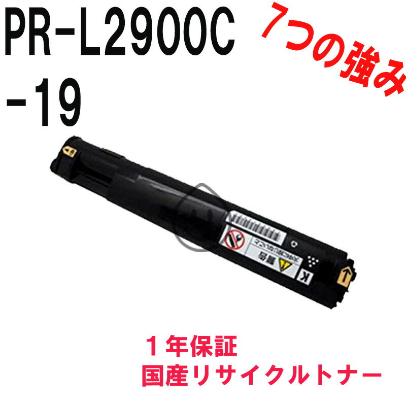 NEC MultiWriter 2900C用 PR-L2900C-19 ブラッ