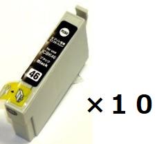 EPSON エプソン用互換インクカートリッジ ICBK46 ブラック 10個セット 対応機種：PXV780/ PX-FA700/ PX-A740/ PX-A720/ PX-A640/ PX-A620/ PX-501A/ PX-502A/PX-402A/ PX-401A/ PX-101