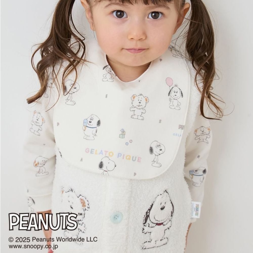 【正規販売店 公式ギフト包装可】ジェラートピケ gelato pique PEANUTS PUPPIES 総柄スタイ PBGG259200..