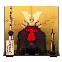 【ポイント15倍】 五月人形 コンパクト おしゃれ モダン 562H63552 536-265 536265 吉徳大光 兜飾り 兜平飾り 正絹赤絲縅 純金箔押兜...