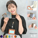 【1日限定★店内どれでも2点でP10倍!3点でP20倍★】パスケース IDカードホルダー 本革 ネームホルダー ストラップ レディース 軽量 おしゃれ 横型 メ...