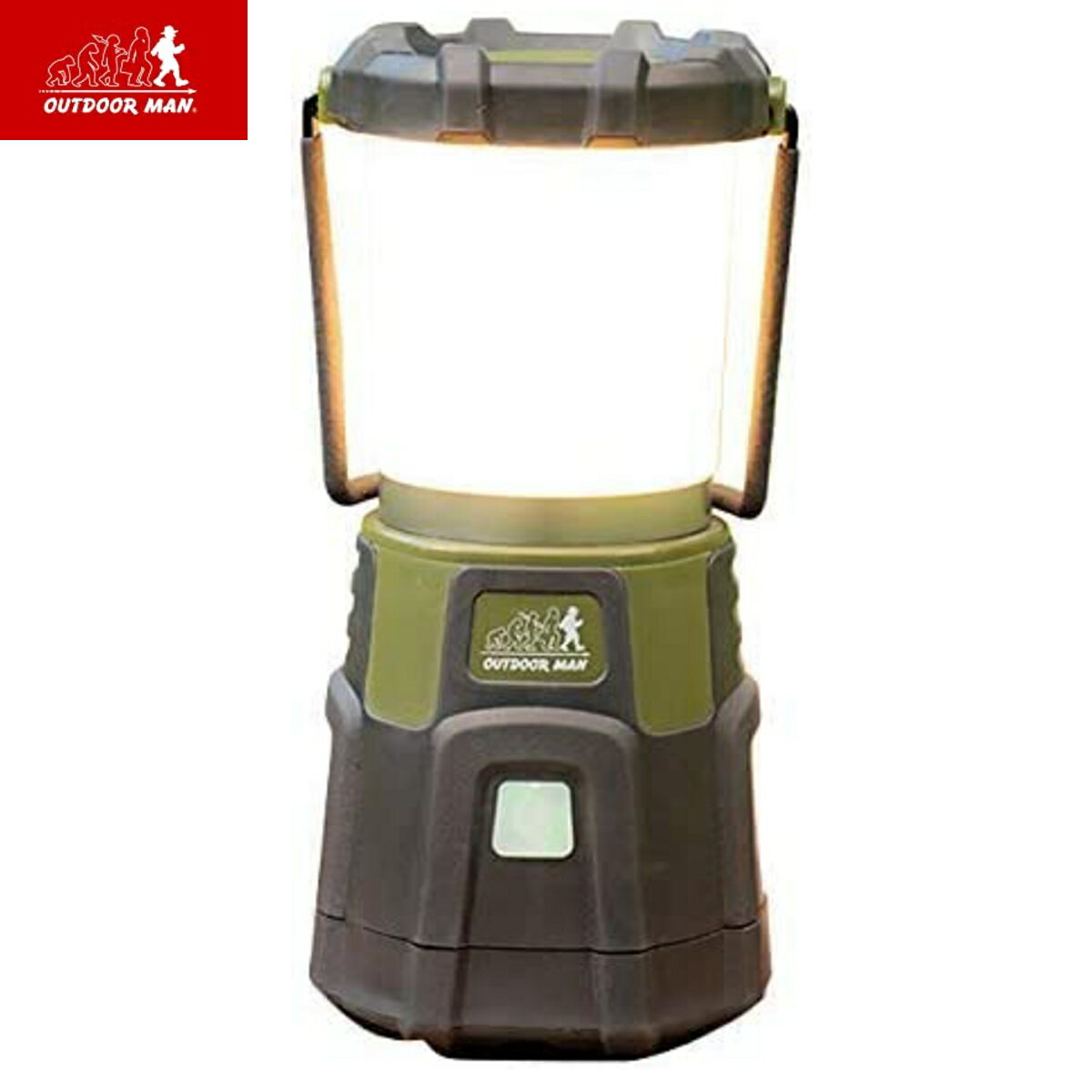 【6/5限定★当選確率2分の1★最大100%Pバック】【あす楽】OUTDOOR MAN アウトドアマン RUBBER SUIT LANTERN KOLT-008G グリーン ラバースーツランタン 電池式