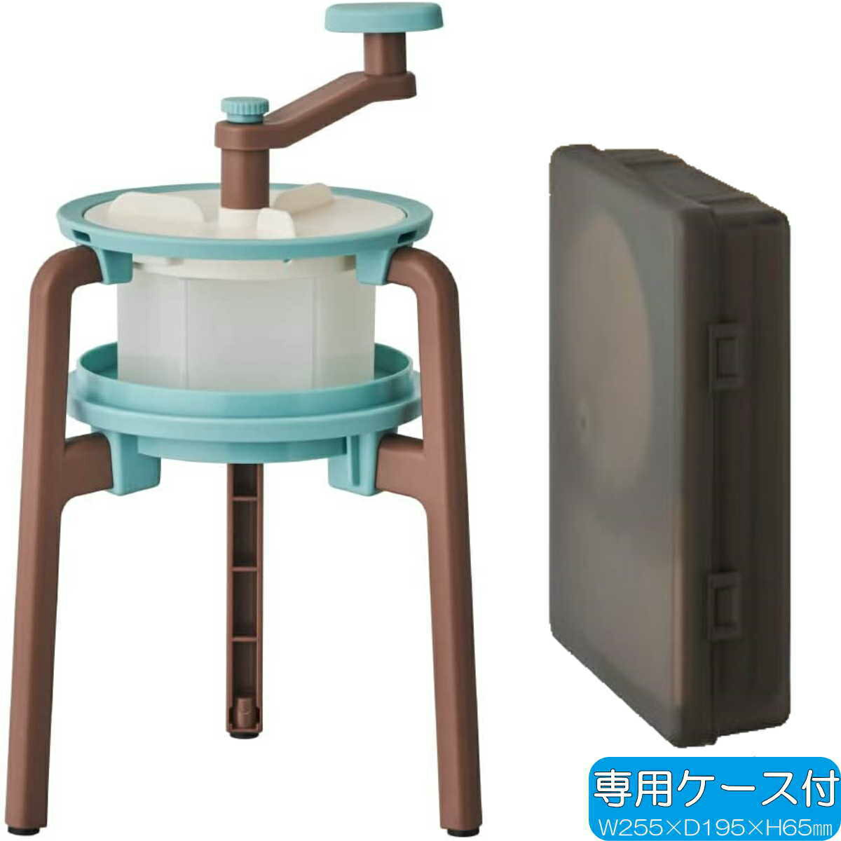 【あす楽】収納を考えた手動かき氷
