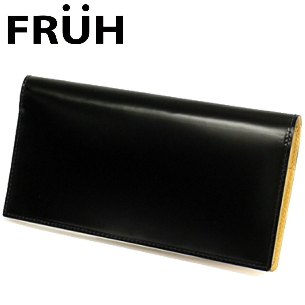 【P10倍】FRUH フリュー コードバン スマートロングウォレット ブラック GL021 長財布 日本製