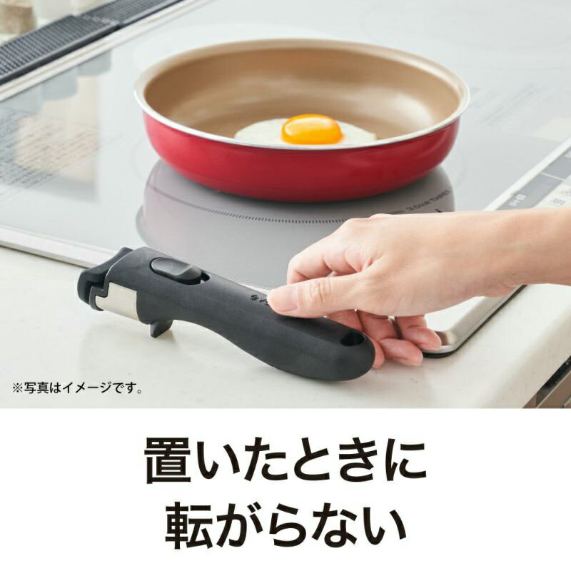 【あす楽】【正規販売店】エバークック フィット evercook fit 着脱式 ハンドル ミニ EFHDBK 全長17cm 取っ手 取外し 収納 コンパクト 軽量 3