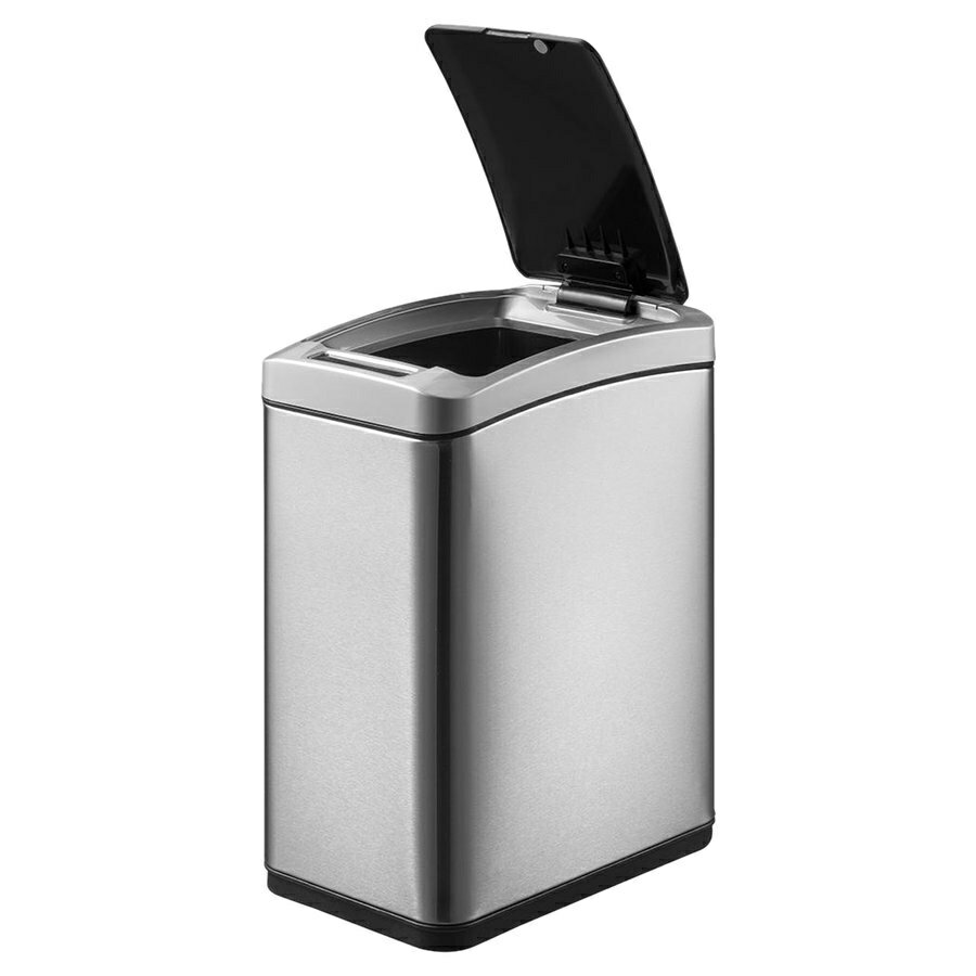 【あす楽】EKO JAPAN アリュールセンサービン EK9229MT-8L | 16.5x25.7x34cm | 自動開閉 蓋つき コンパクト ゴミ箱 1年保証 [3]