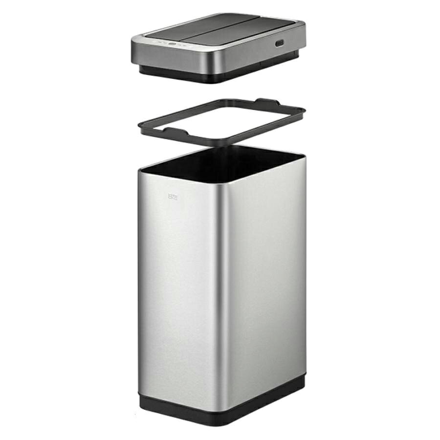 【あす楽】EKO JAPAN ファントムXセンサービン EK9261MT-45L | 27.9x38.4x61.5cm | センサー式開閉 蓋つき ゴミ箱 1年保証 [2]