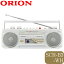 ڤڡORION ꥪ Bluetoothǽ ƥ쥪饸 SCR-B3 WH ۥ磻 | 2Ÿ SD USBб | ɥ 1ǯݾ