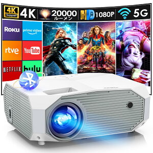  եȡP10ܡ100''꡼դۥץ  20000LM 1080P 5G WiFi Bluetooth5.3 5Wԡ¢ 15 50%ൡǽ ѥ/ޥ/TV Stick/PS3/PS4ൡ/DVD