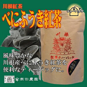 静岡 川根 元藤川産 有機栽培 べにふうき 茶葉 100％ 「べにふうき紅茶 ティーバッグ 3gx18包入り」 2個セット （合計36包） オーガニック 紅茶 ティー パック 和紅茶 静岡茶