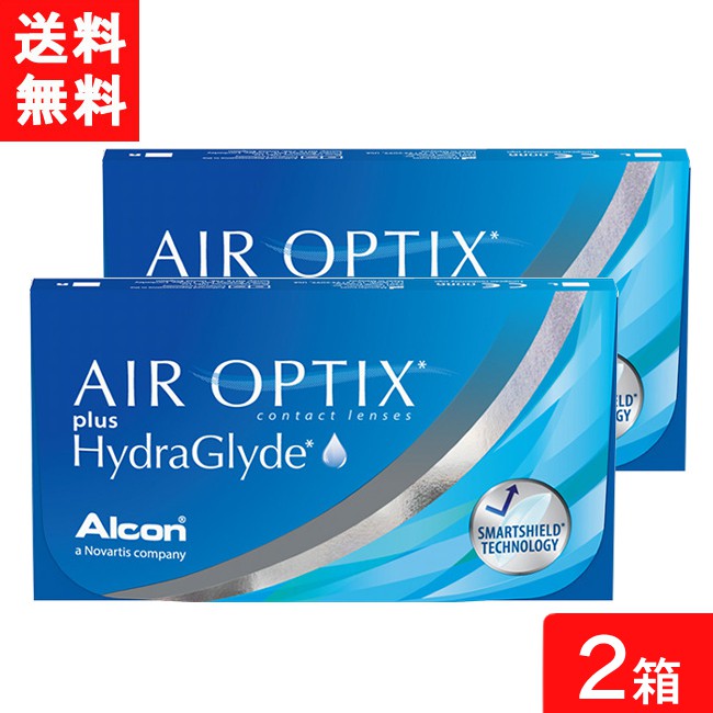 【最大 400 円オフ クーポンキャンペーン】エアオプティクス プラス ハイドラグライド 2箱 2week 6枚入 コンタクトレンズ 安い 2week 2ウィーク 2週間 使い捨て ネット 通販