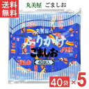 ■この商品のセット内容■ 丸美屋 ごましお 2g 40個入 5袋 ■配送について■ ※本商品はゆうパケットにて全国送料無料商品です。 メール便2個口でのお届けになります。 ■製品情報■ 香ばしい胡麻と味わい深い塩をブレンドしました。シンプルなのに飽きのこない味わいをお楽しみください。 お弁当やおにぎり、お赤飯などにも手軽に使える、便利な小袋40袋入です。