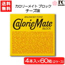 大塚製薬 カロリーメイト ブロック チーズ 4本×60箱(2ケース) 栄養 空腹解消 手軽 チーズ味
