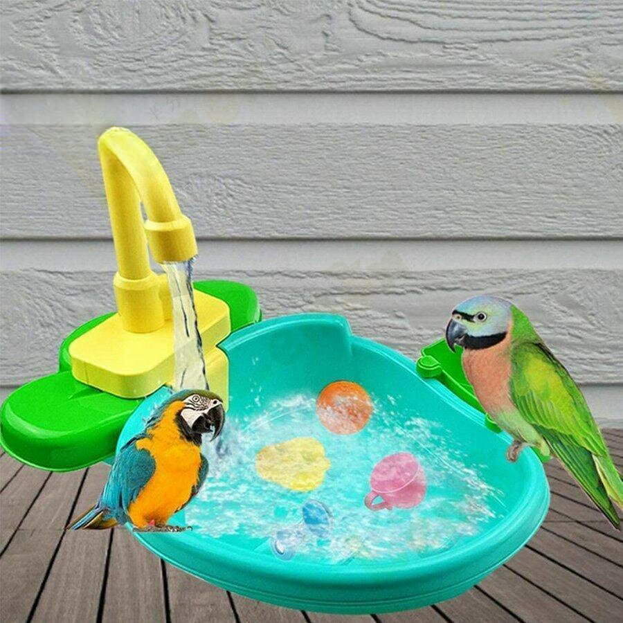 Birdbathを簡単にする：浴槽を使用すると、簡単にBirdbathを作成できます。水浴は鳥の健康に役立ちます。これは、羽の塵や寄生虫を取り除くのに役立つだけでなく、皮膚に潤いを与え、鳥が熱を放散するのにも役立ちます。 無毒で無臭：自動鳥...