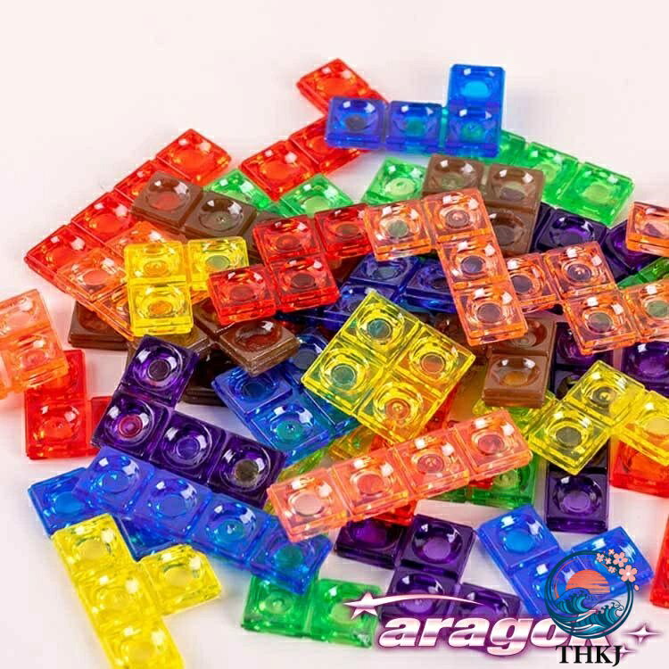 SAKURA Factoryの【全品5%ポイント】テトリス ABS 樹脂 カラフル 小学生 知育おもちゃ 大人 3D テトリス THKJ 4 歳 3 歳 知育パズル おもちゃ 子供 知育玩具 木製 知育 学習｜アングル3