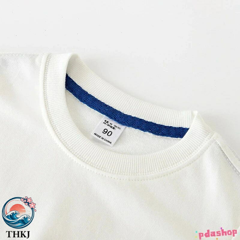 【全品5%ポイント】子供スウェット 綿 100% 長袖 丸首 無地 トレーナー 女の子 男...