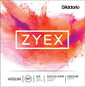 D'Addario バイオリン弦 DZ310S 4/4M ZYEX セット弦 シルバー D線 バラ弦 4/4スケール ミディアムテンション [ daddario...