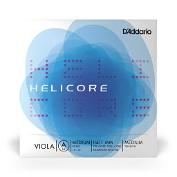 【5と0のつく日はエントリーでポイント4倍】D'Addario ヴィオラ弦 H411 MM HELICORE A線 バラ弦 ミディアムスケール ミディアムテンション [daddario ダダリオ ビオラ弦]【ゆうパケット対応】＊