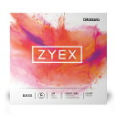 Zyex Bass Strings Zyexベース弦はピッツィカートとボーイングのどちらにもガット弦のような力強さとリッチでクリアな音質を与えるZyexシンセティックコアを使用しています。最短のブレイク・イン・タイムの後のピッチの安定性は抜群です。A 4/4 E線はすべてにおいて長いベースを適用させることも可能です。スタンダードの3/4 A, D, G 線はその4/4弦にもご使用頂けます。