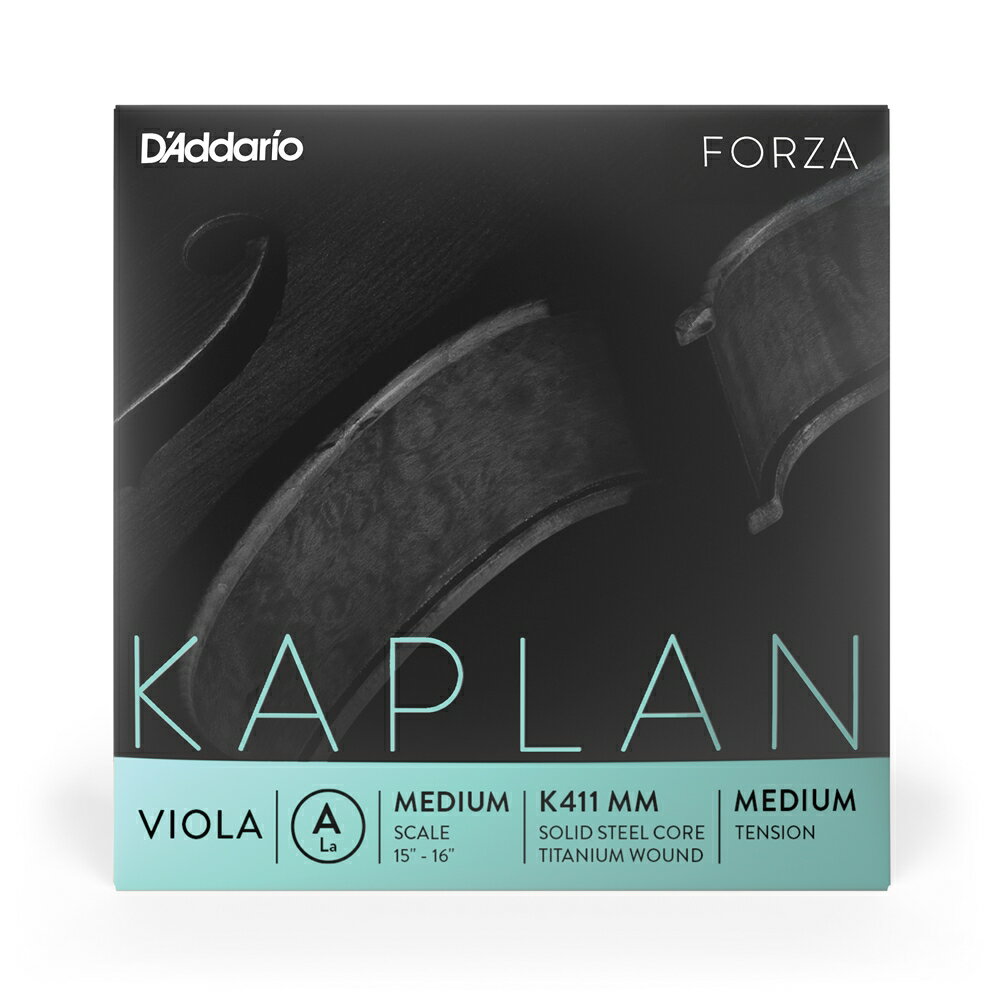 Kaplan Forza Viola Strings Kaplanのヴィオラ弦はプロフェッショナルなプレイヤーの理想を実現するためにデザインされたモデルです。Kaplan Forzaは、高いレベルでの弾き心地とトーンに焦点を当てており、弓への早いレスポンスやセトリングタイムにも優れています。