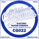 D'Addario エレキギター バラ弦 5本セット CG022 Chromes Flat Wound 【 daddario ダダリオ エレキ弦 cg-022 ...