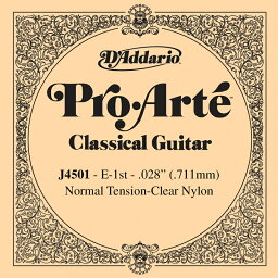 D'Addario クラシックギター バラ弦 5本セット J4501 ProArte【daddario ダダリオ クラシック弦 j4501】【ゆうパケット対応】