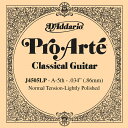 【5と0のつく日はエントリーでポイント4倍】D'Addario クラシックギター バラ弦 5本セット J4505LP ProArte Lightly Polish【daddario ダダリオ クラシック弦 j4505lp】【ゆうパケット対応】＊