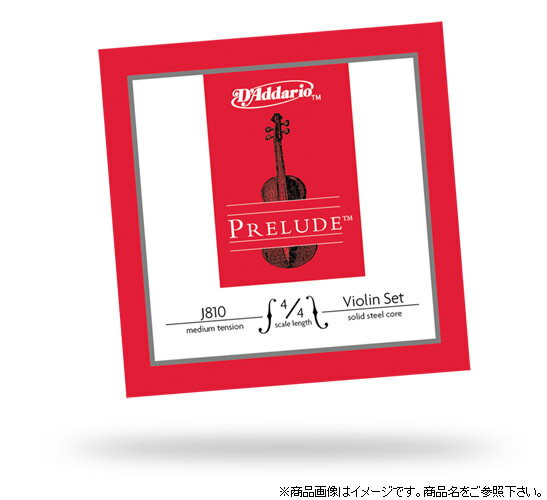 【5と0のつく日はエントリーでポイント4倍】D'Addario バイオリン弦 J810 Prelud ...