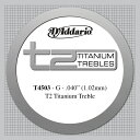 【5と0のつく日はエントリーでポイント4倍】D'Addario クラシックギター バラ弦 5本セット T4503 T2 Titanium/040 Nomal 【daddario ダダリオ クラシック弦 t4503】【ゆうパケット対応】＊