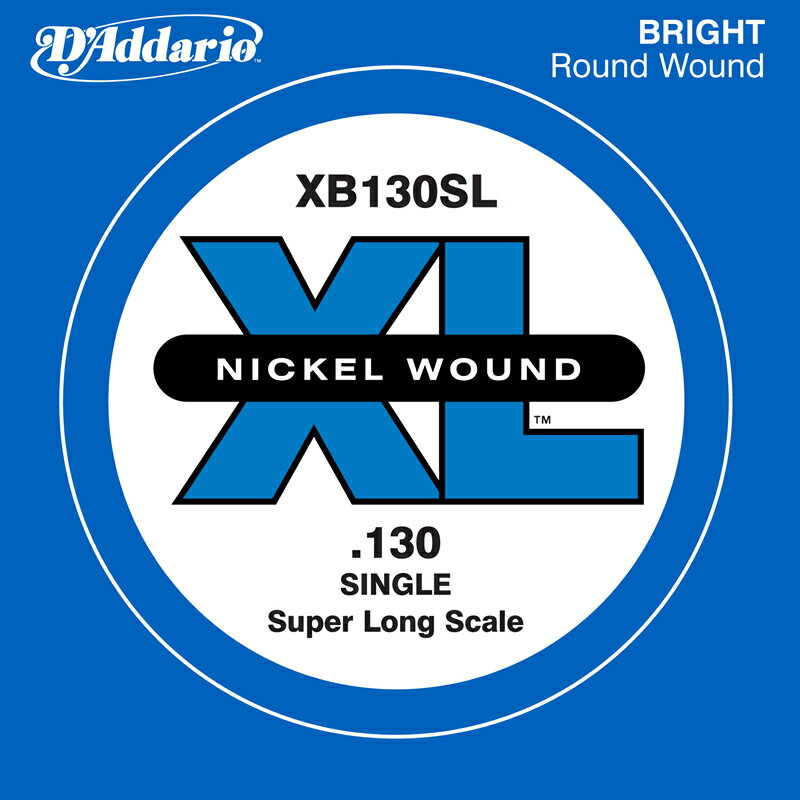 D'Addario ベース バラ弦 XB130SL Nickel Wound SLong 【 daddario ダダリオ ベース弦 xb130sl 】【5と0のつく日はエントリー等でポイント4倍】【ゆうパケット対応】＊