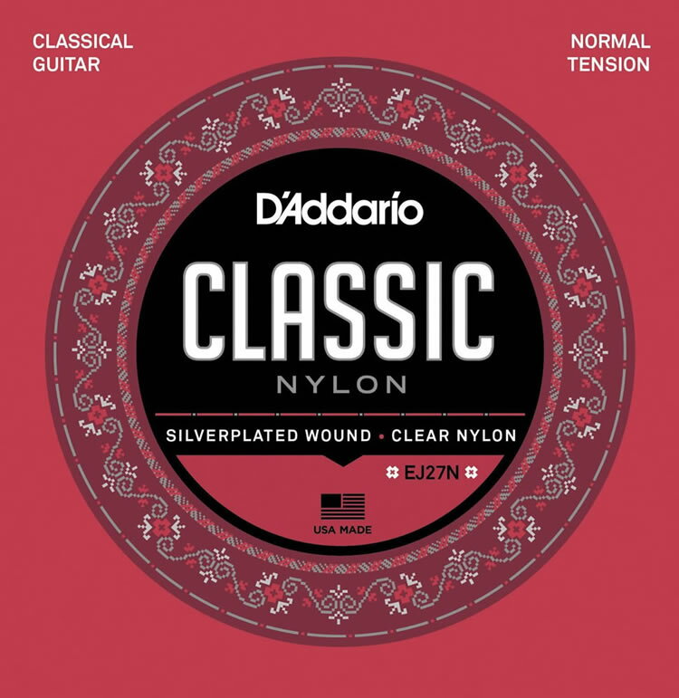 【5と0のつく日はエントリーでポイント4倍】D'Addario ダダリオ クラシックギター弦 EJ27N 