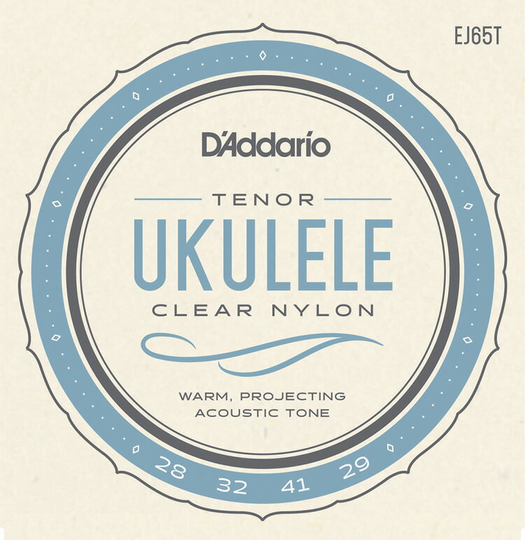 Scale &gt;&gt;　Baritone Ukulele .0285 .0327 .0410 .0290 A-E-C-G