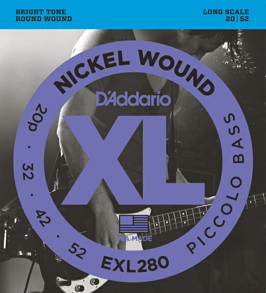 D'Addario ダダリオ ベース弦 EXL280 PICCOLO 