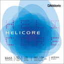 D'Addario ウッドベース弦 H611 1/8M Helicore Orchestral Bass Strings / G-MED (バラ弦/ミディアム) 【 ダダリオ daddario コントラバス 】【5と0のつく日はエントリー等でポイント4倍】【ゆうパケット対応】*