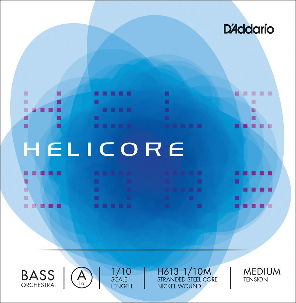 50ΤĤϥȥ꡼ǥݥ4ܡD'Addario åɥ١ H613 1/10M Helicore Orchestral Bass Strings / A-MED (Х鸹/ߥǥ)ڥꥪ daddario ȥХۡڤ椦ѥåбۡ