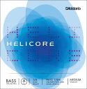 D'Addario ウッドベース弦 H613 1/4M Helicore Orchestral Bass Strings / A-MED (バラ弦/ミディアム)...
