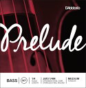 【5と0のつく日はエントリーでポイント4倍】D'Addario ウッドベース弦 J610 1/4M Prelude Bass Strings / SET-MED (…