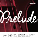 Prelude Bass Strings は弾きやすさを重視したビギナー向けのコントラバス 弦です。スチール線を縒り合せたマルチストランデッド・スチールコアを採用し、弾きやすいテンションに設計されました。 ・D弦（バラ弦） ・3/4 scale (1060mm) ・Medium tension