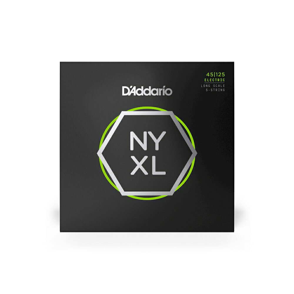 D'Addario ダダリオ ベース弦 NYXL Long Scale 5弦 .045-.125 NYXL45125 [ daddario ダダリオ ] 【5と0のつく日はエントリー等でポイント4倍】【ゆうパケット対応】＊