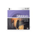 D'Addario ACOUSTIC GUITAR STRINGS 80/20 BRONZE Custom Light EJ13-3D