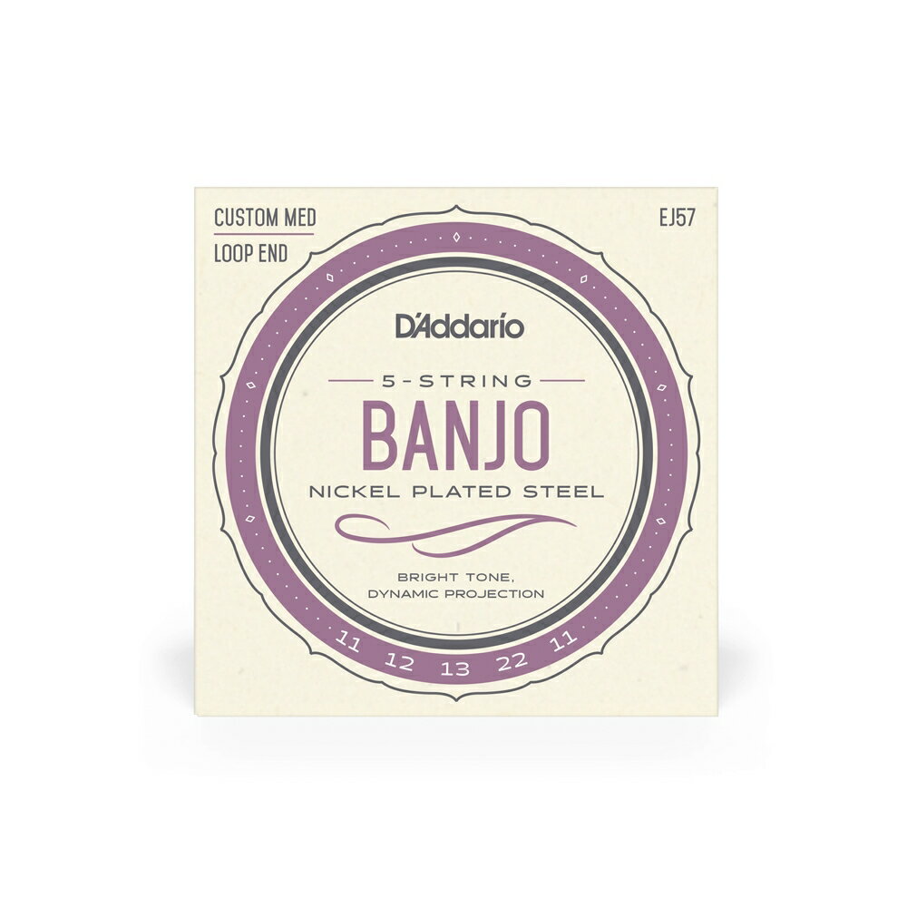 【5と0のつく日はエントリーでポイント4倍】D'Addario ダダリオ バンジョー弦 ニッケル C ...