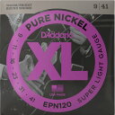 D'Addario ダダリオ エレキギター弦 Super Light EPN120 【 ピュアニッケル daddario エレキ弦 EPN-120 】【5と0の...
