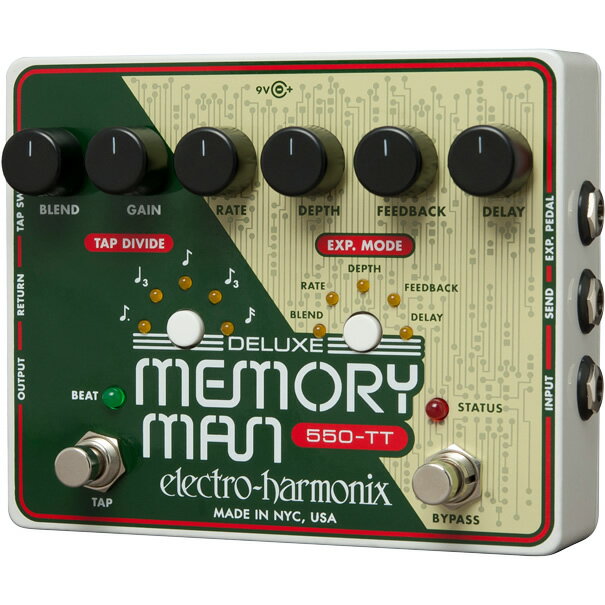 Deluxe Memory Man 550TT(デラックスメモリーマン・タップテンポ) アナログ・ディレイ