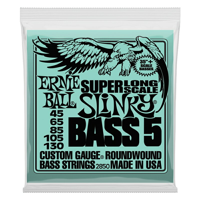50ΤĤP5 + ȥ꡼ǤP4ܡERNIE BALL ١ #2850 ˥å復 Bass 5 Super Long Scale Slinky 5 [: .045/.065/.085/.105/.130]ڥˡܡۡڤ椦ѥåб
