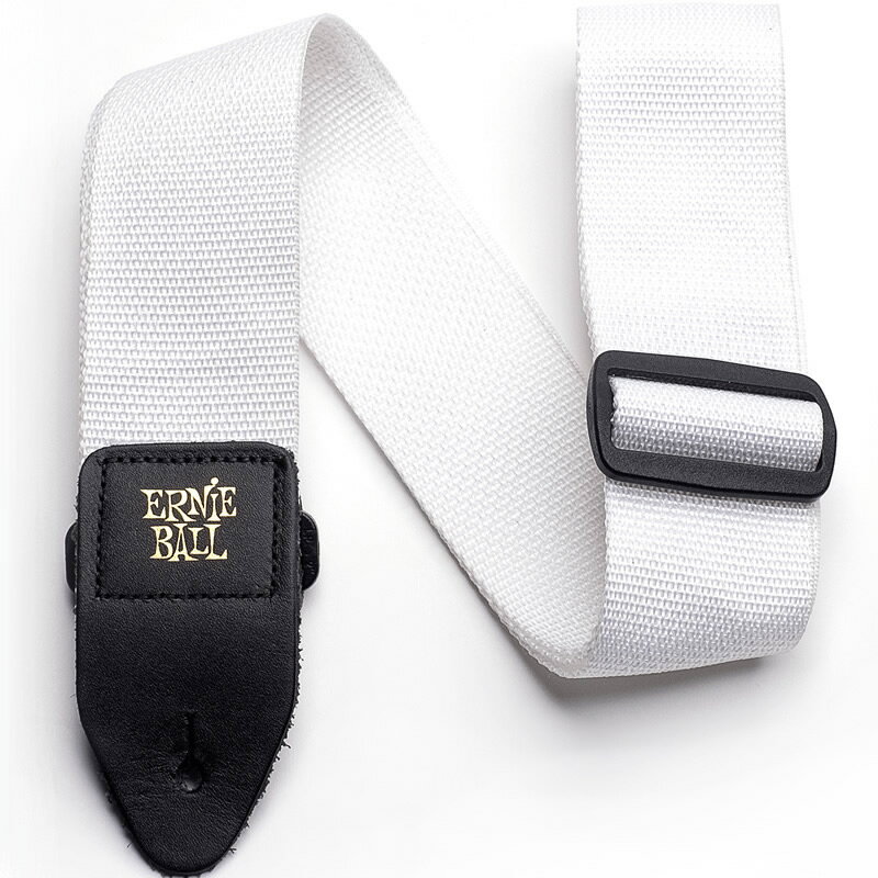 Rakuten - ERNIE BALL ギターストラップ WHITE #4036 POLYPRO STRAP 【 アーニーボール ポリプロストラップ ホワイト 】【5と0のつく日は当店ポイント5倍！】【ゆうパケット対応】