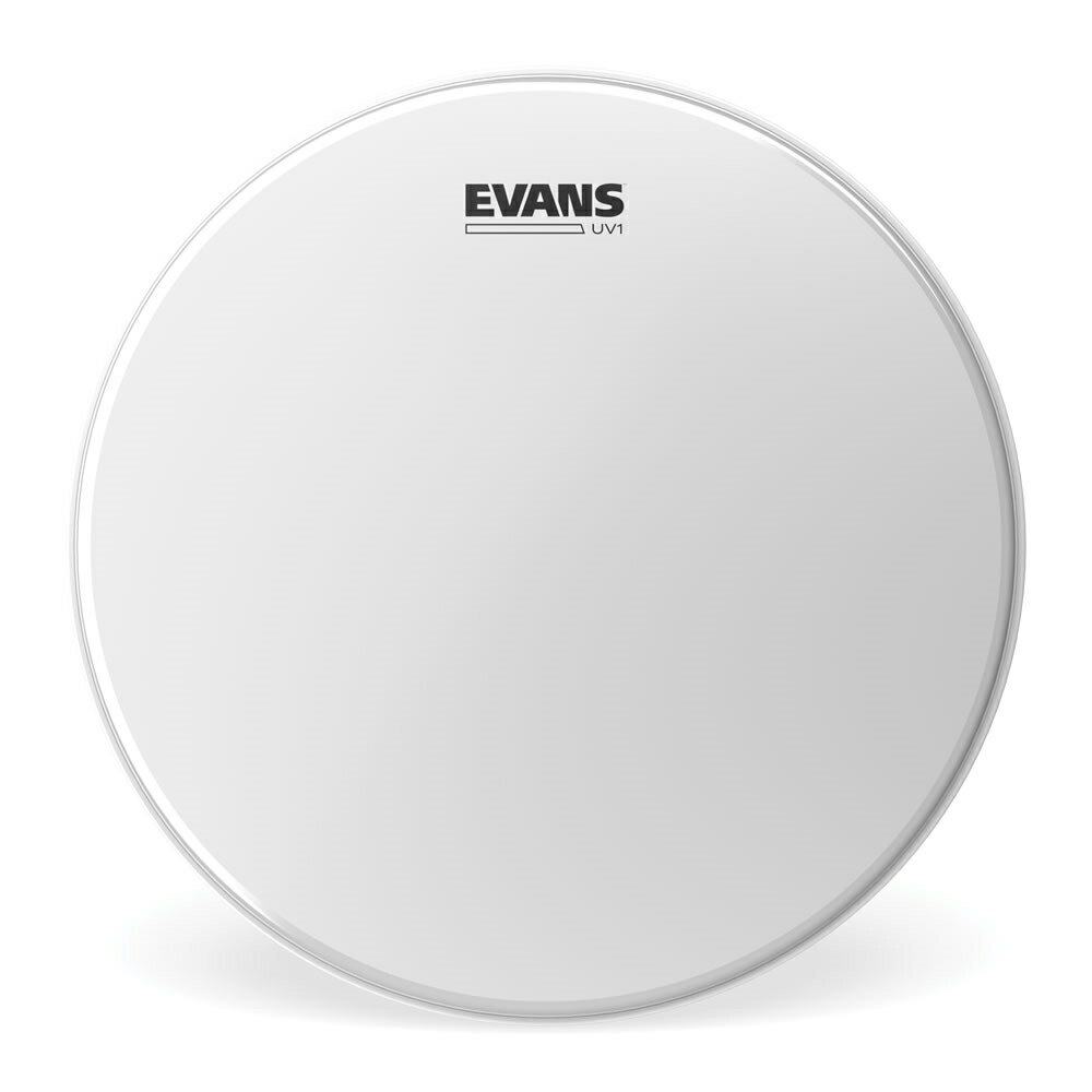 About EVANS UV1 Coated Drumhead 多様性と耐久性を飛躍的に高めることを目的としてデザインされ、D’Addario 最新のイノベーションを盛り込んだこのドラムヘッドは、パテントを取得して間もない UV 硬化コーティング技術と新フィルム、そして LEVEL360 Technology の融合によって生まれました。この UV コーティングは現存する他の一般的なコーティングとは一線を画し圧倒的な耐久性がある為、コーティングの欠け、剥がれ、摩耗などに悩まされているドラマーへのソリューションです。 コーティングはヘッド全面ではなく、ベアリングエッジ、フープに掛かるカラー部を除いた、打面のフラットな部分のみに施されているのもポイントで、チューニングのしやすさにも配慮されています。新フィルムは温かいトーンキャラクターで、へこみ、伸びに抵抗力のあるものを採用しており、UV コーティング、LEVEL360 Technology との融合で作り上げられたこの UV1 は、現存する10mil ヘッドの中でも多様性と耐久性を持ったドラムヘッドになるでしょう。 ・1ply 10milの高品質・高耐久性ドラムヘッド ・特許取得済みのUV硬化コーティングがこれまでにない耐久性を実現 ・1plyフィルムが開放的で表現力豊かなサウンドを提供します ・多種多様な音楽ジャンルに対応するポリバレント性 ・Level360テクノロジー搭載で、チューニングレンジが広く、高い安定性