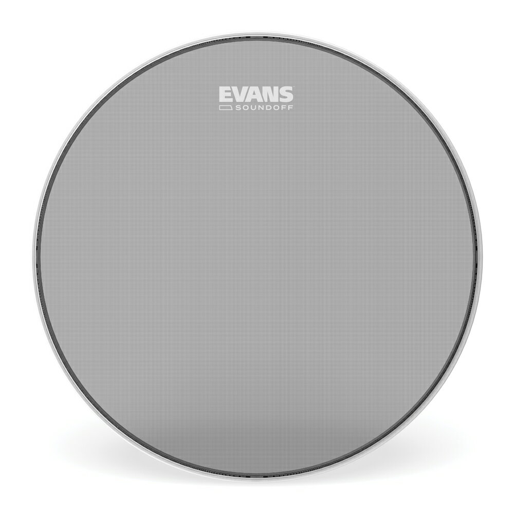 EVANS エヴァンス ドラムヘッド 高消音性 ブラックメッシュ素材 SoundOff Drumhead TT18SO1 18インチ 【5と0のつく日はエントリ...