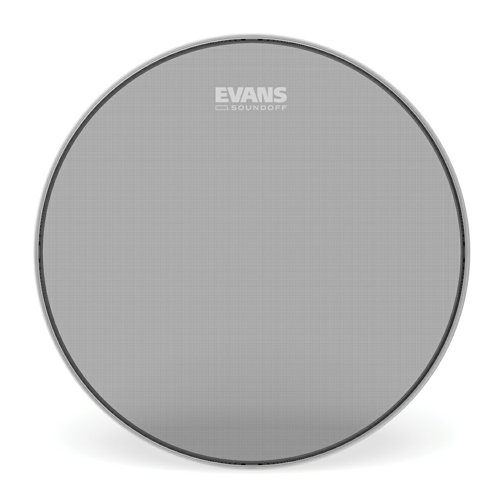 EVANS エヴァンス ドラムヘッド 高消音性 ブラックメッシュ素材 SoundOff Bass Drumhead BD24SO1 24インチ＊