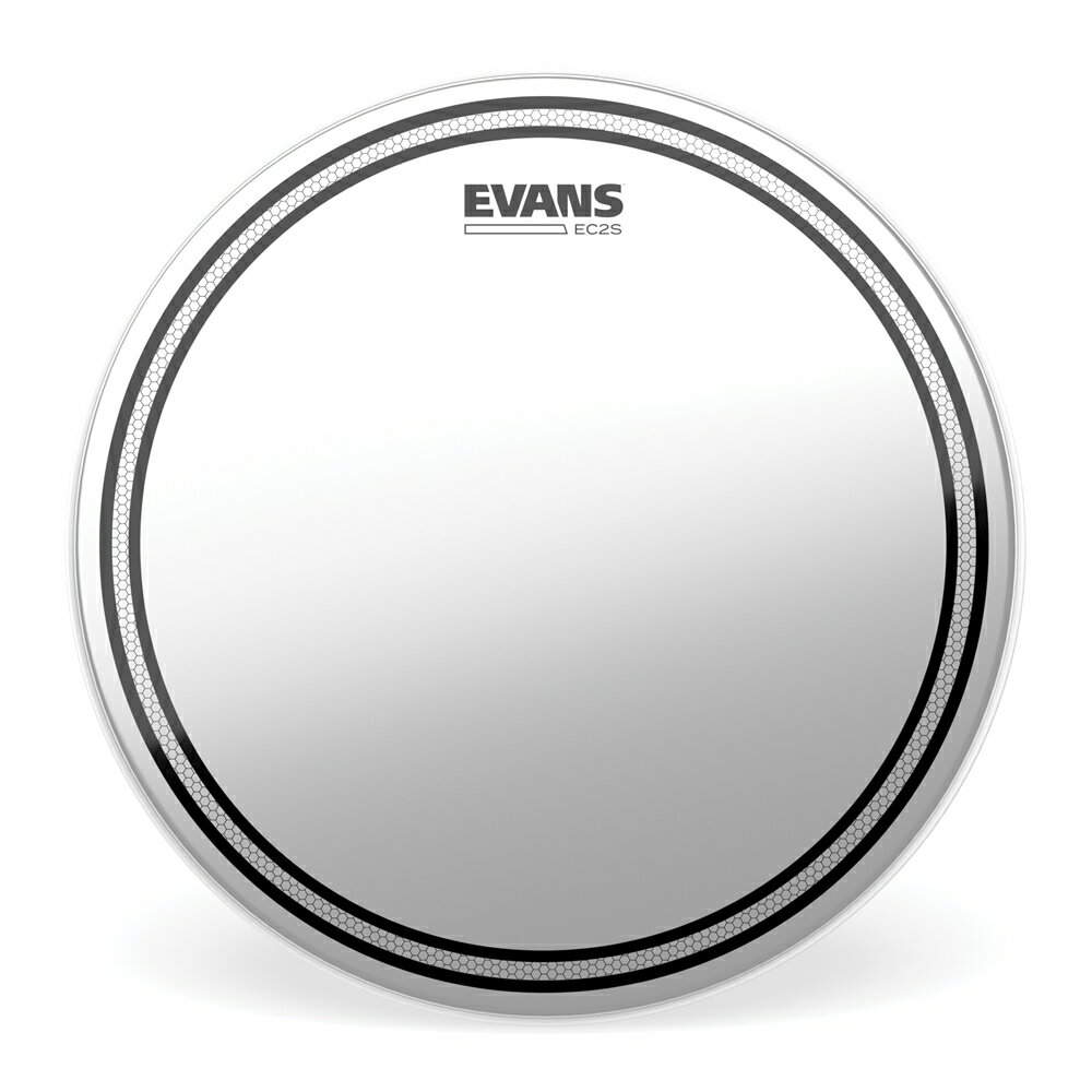 【6月1日はエントリー等でポイント5倍】EVANS エヴァンス ドラムヘッド EC2 フロステッド B10EC2S / EC2 Frosted (two-ply,7mil + 7mil) 10インチ＊